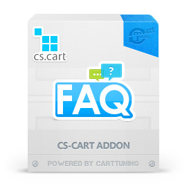 CS-Cart FAQ addon