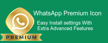 Premium WhatsApp Icon Button