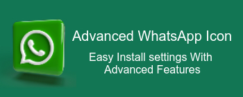 WhatsApp Icon Button Advanced
