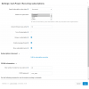 Recurring subscriptions: Add-on settings