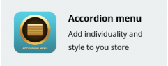 Accordion menu image