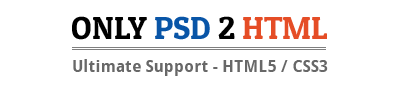 Only PSD 2 HTML