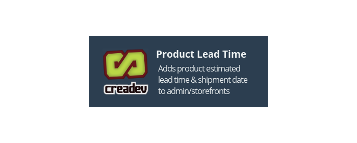 Adds support for lead time on a per-product basis