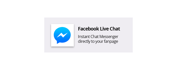Live chat on facebook