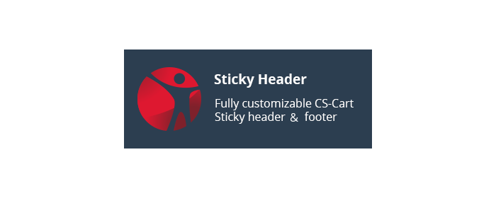 CS-Cart Sticky Header and Sticky Footer