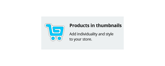 product in thumbnails