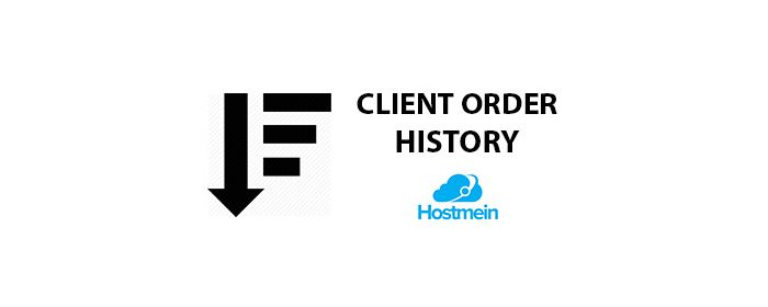 Client Oder History for CS-CART
