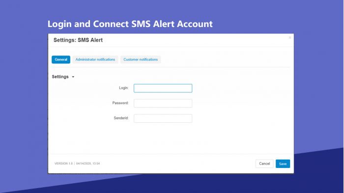 Connect SMS Alert