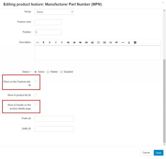 Creating MPN or GTIN feature